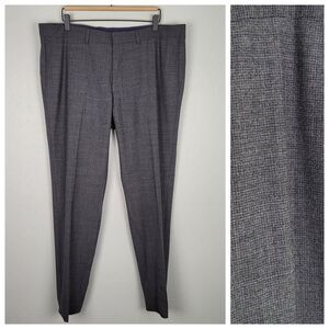 Ted Baker Size 39x31 Ralph Ct Dress Pants Wool Stretch Flat Front Gray